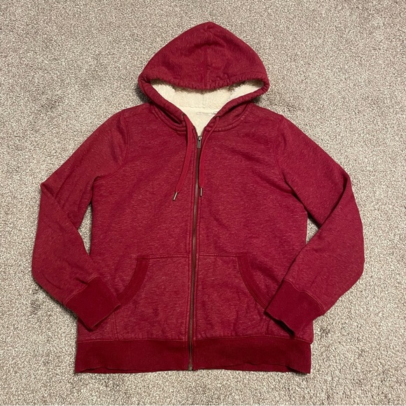 Ll bean sherpa sweatshirt Clearance